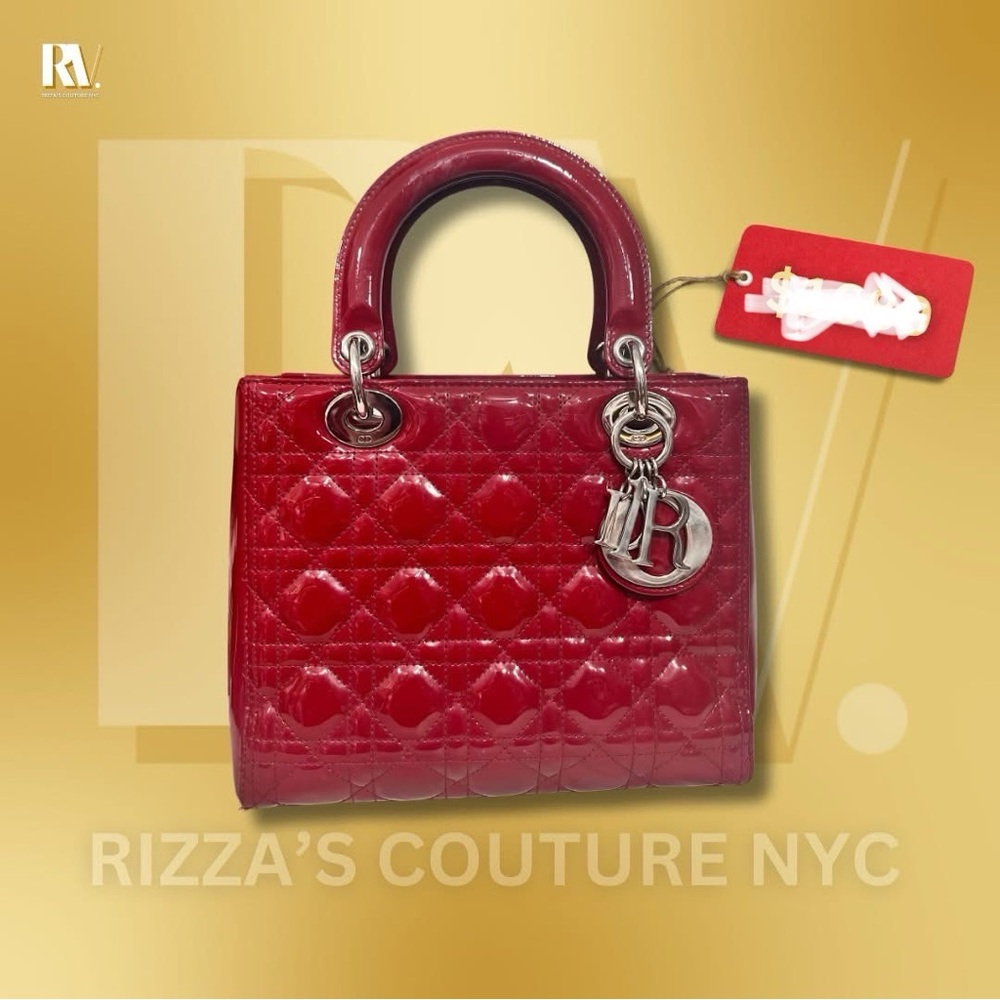 Red Quilted Handbag